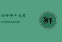 狮子座今日复合运势图表(6月22日)