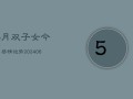 5月双子女今日感情运势(7月20日)